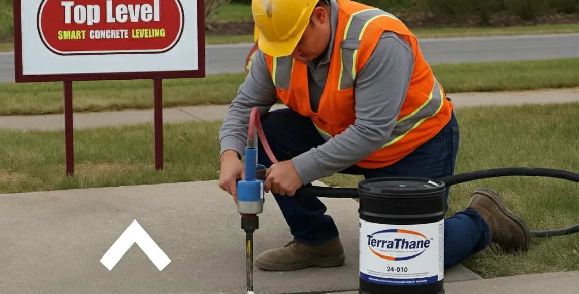 Polyurethane Foam Concrete Repair in Ohio | Top Level Ohio TerraThane™ 24-010