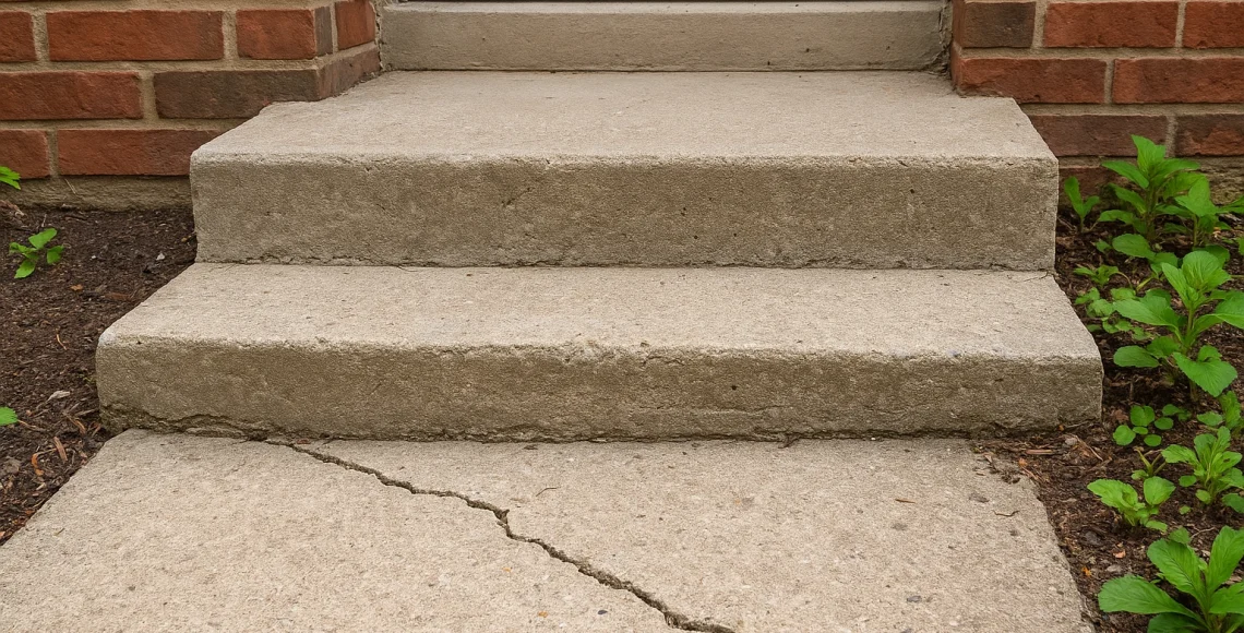 Fixing Sinking Walkways and Entry Steps in Columbus Homes