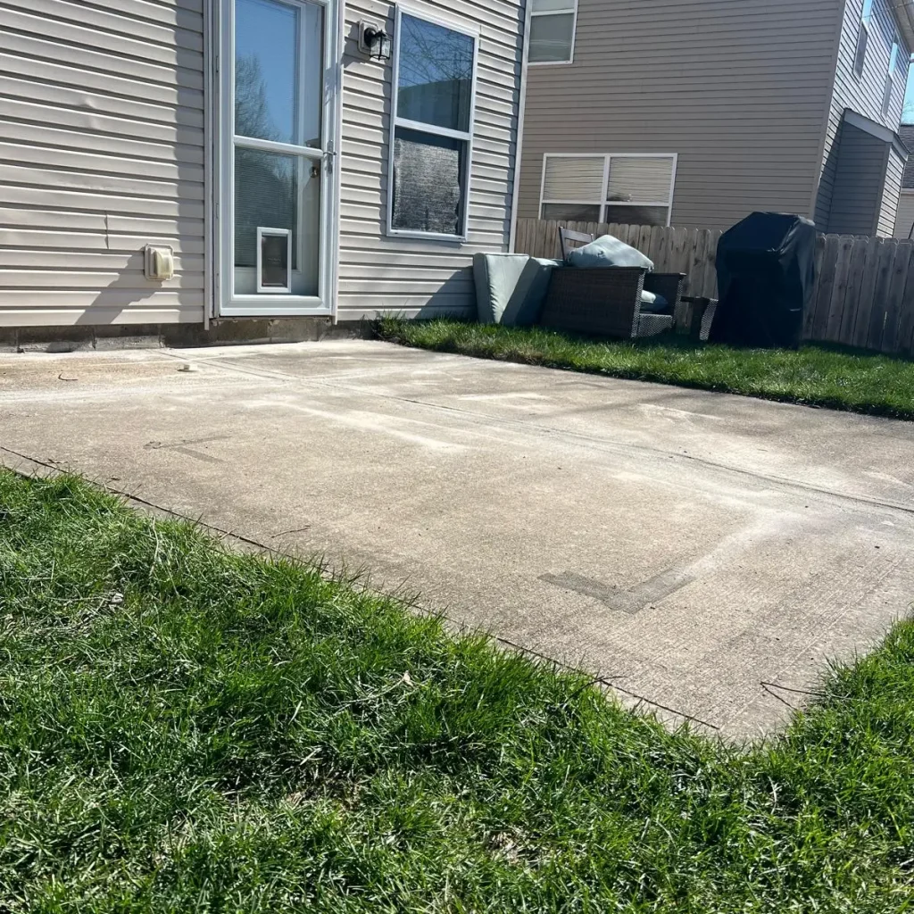 Backyard Concrete Leveling Case Study in Columbus, Ohio