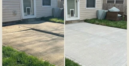 Backyard Concrete Leveling Case Study in Columbus, Ohio