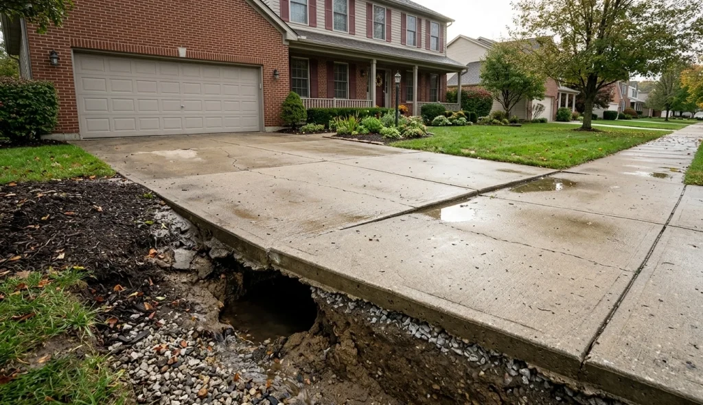 Signs Your Columbus Driveway Needs Concrete Leveling