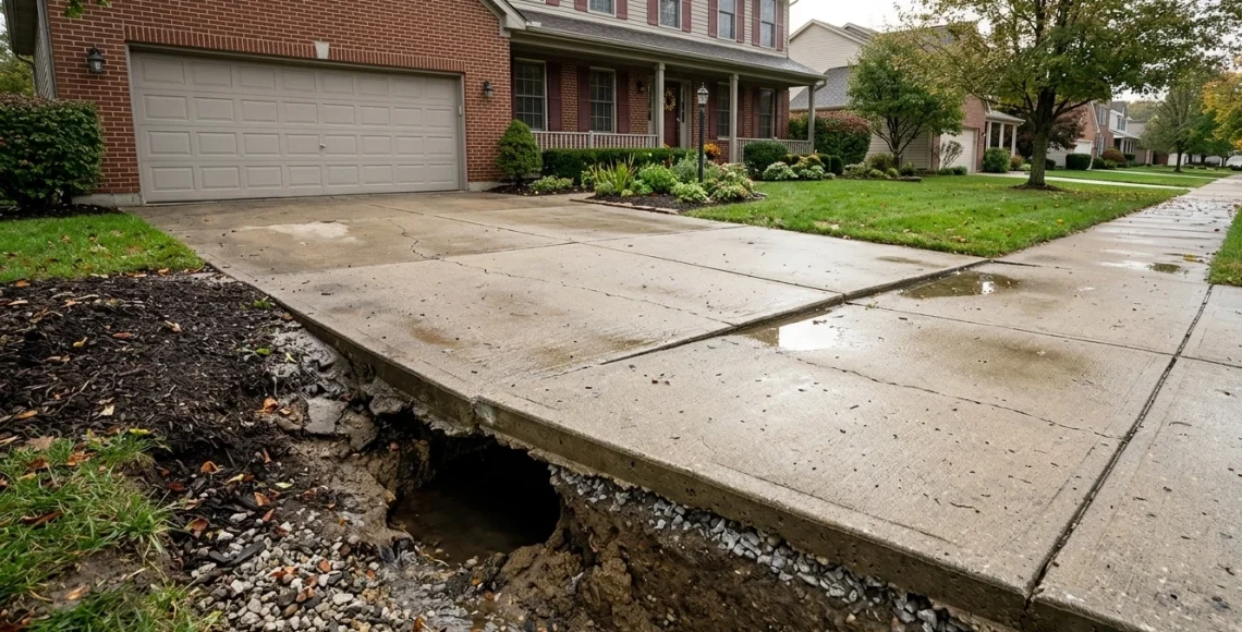 Signs Your Columbus Driveway Needs Concrete Leveling