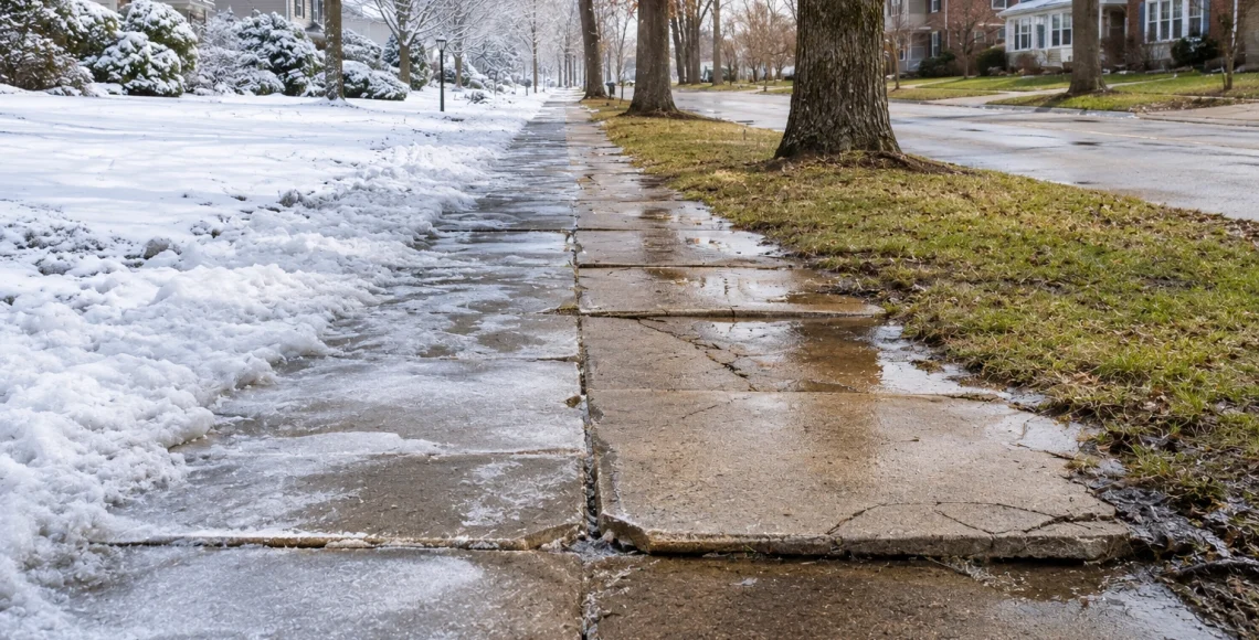 How Freeze-Thaw Cycles Damage Concrete in Westerville, Ohio