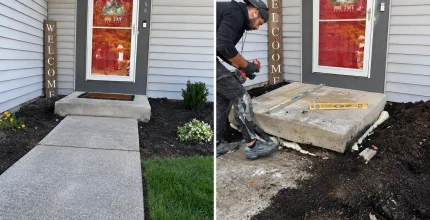 Case Study: Front Porch Leveling in Columbus, OH